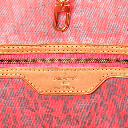 Louis Vuitton Monogram Graffiti Neverfull GM Fuchsia 6 of 10