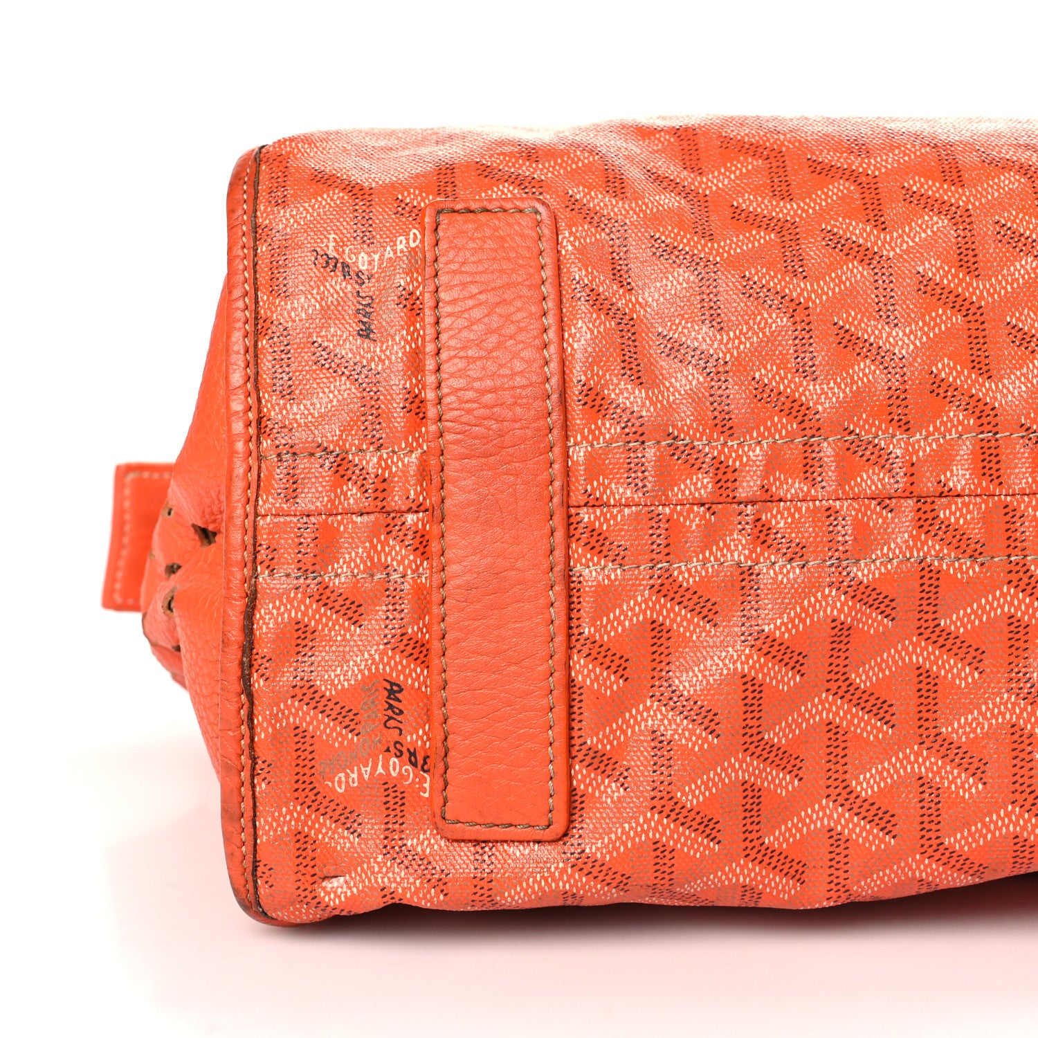Goyard Goyardine Sac Hardy Pet Carrier PM Orange 12 of 18