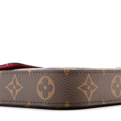 Louis Vuitton Monogram Pochette Felicie Chain Wallet Fuchsia 8 of 12