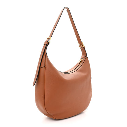 Celine Supple Calfskin Medium Triomphe Heloise Shoulder Bag Tan 3 of 12
