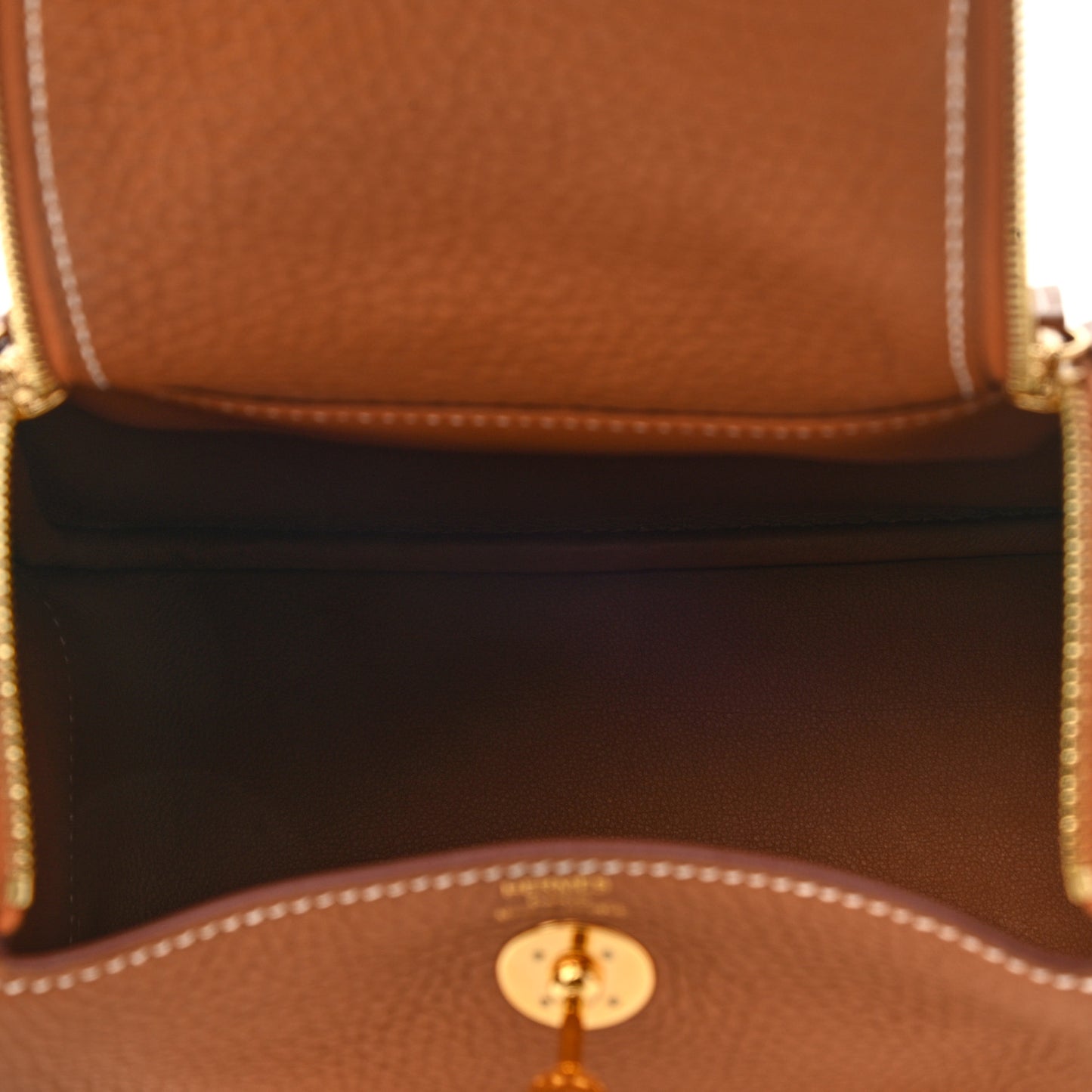 Taurillon Clemence Mini Lindy 20 Gold