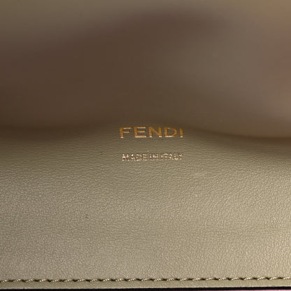 Fendi Vitello Seta Century Large Peekaboo X-Lite Fango Mandorlo 6 of 9
