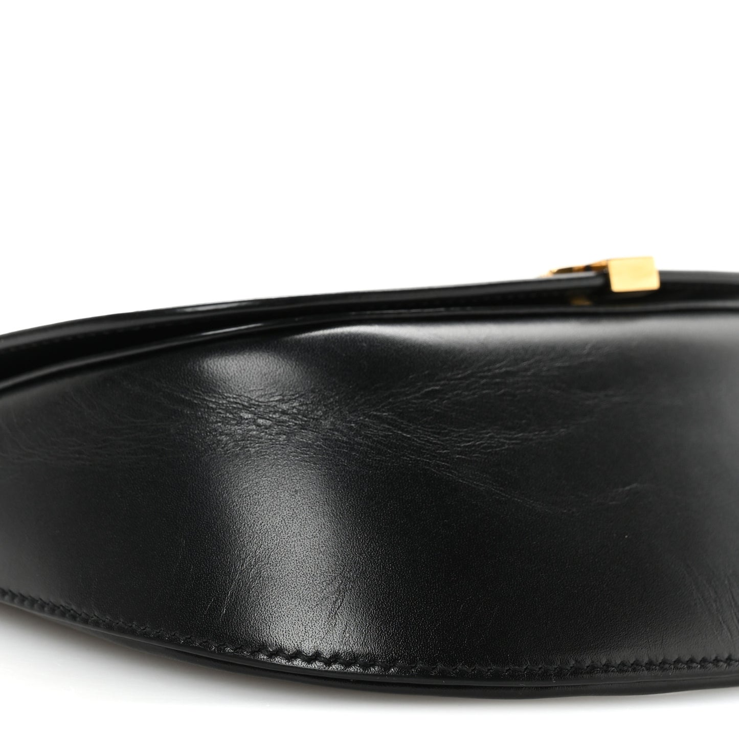 Box Calfskin Mini Voltaire Top Handle Bag Black