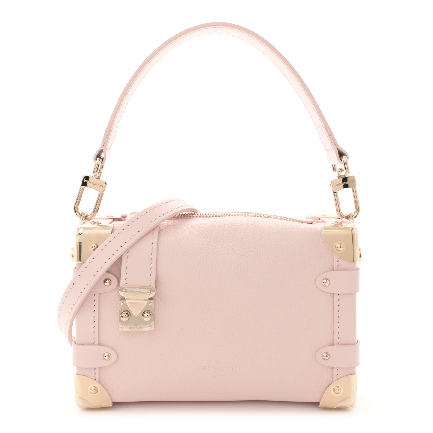 Calfskin Side Trunk PM Pink Pearl