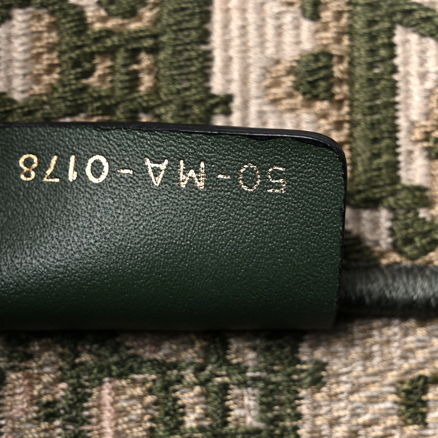 Oblique Large Book Tote Vert Multicolor