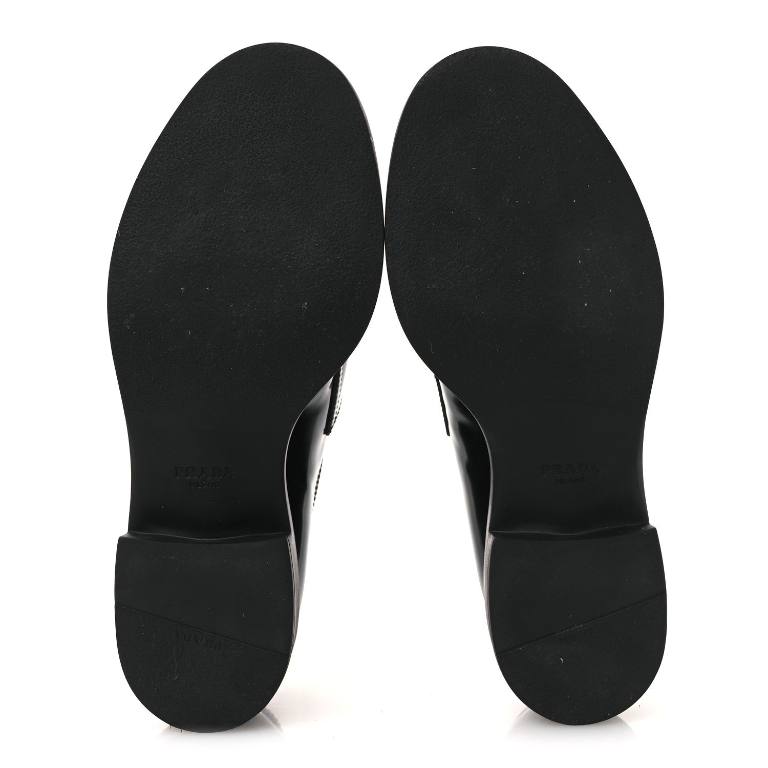 Prada Vernice Triangle 50mm Loafers 39 Black 7 of 11