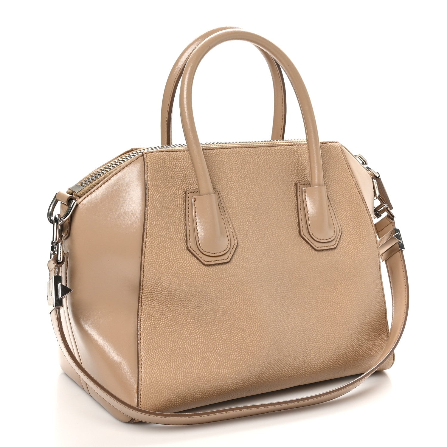 Givenchy Grained Calfskin Small Antigona Light Beige 3 of 10