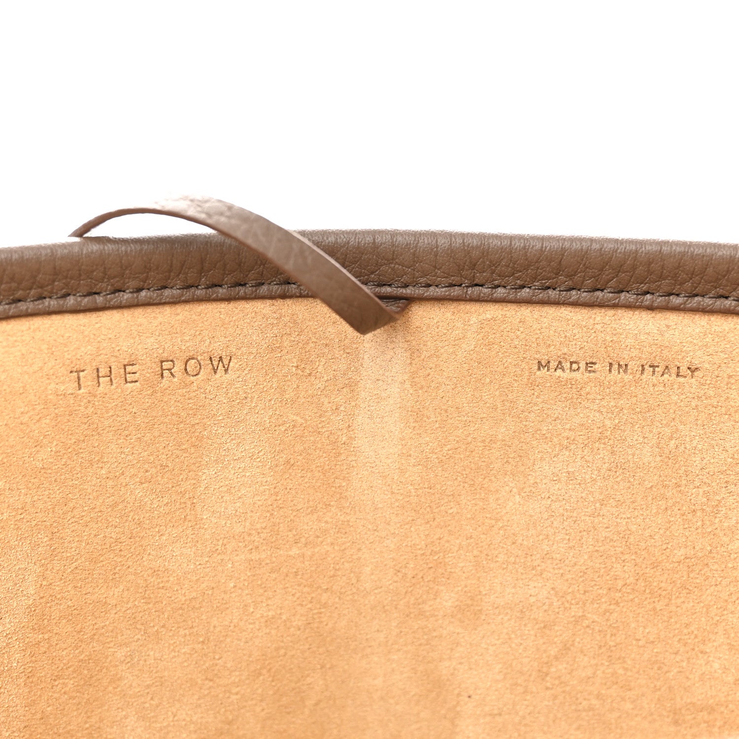 The Row Grained Calfskin Medium N/S Park Tote Brown 6 of 10