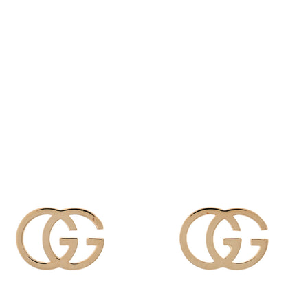 Gucci 18K Yellow Gold Running G Stud Earrings 1 of 5