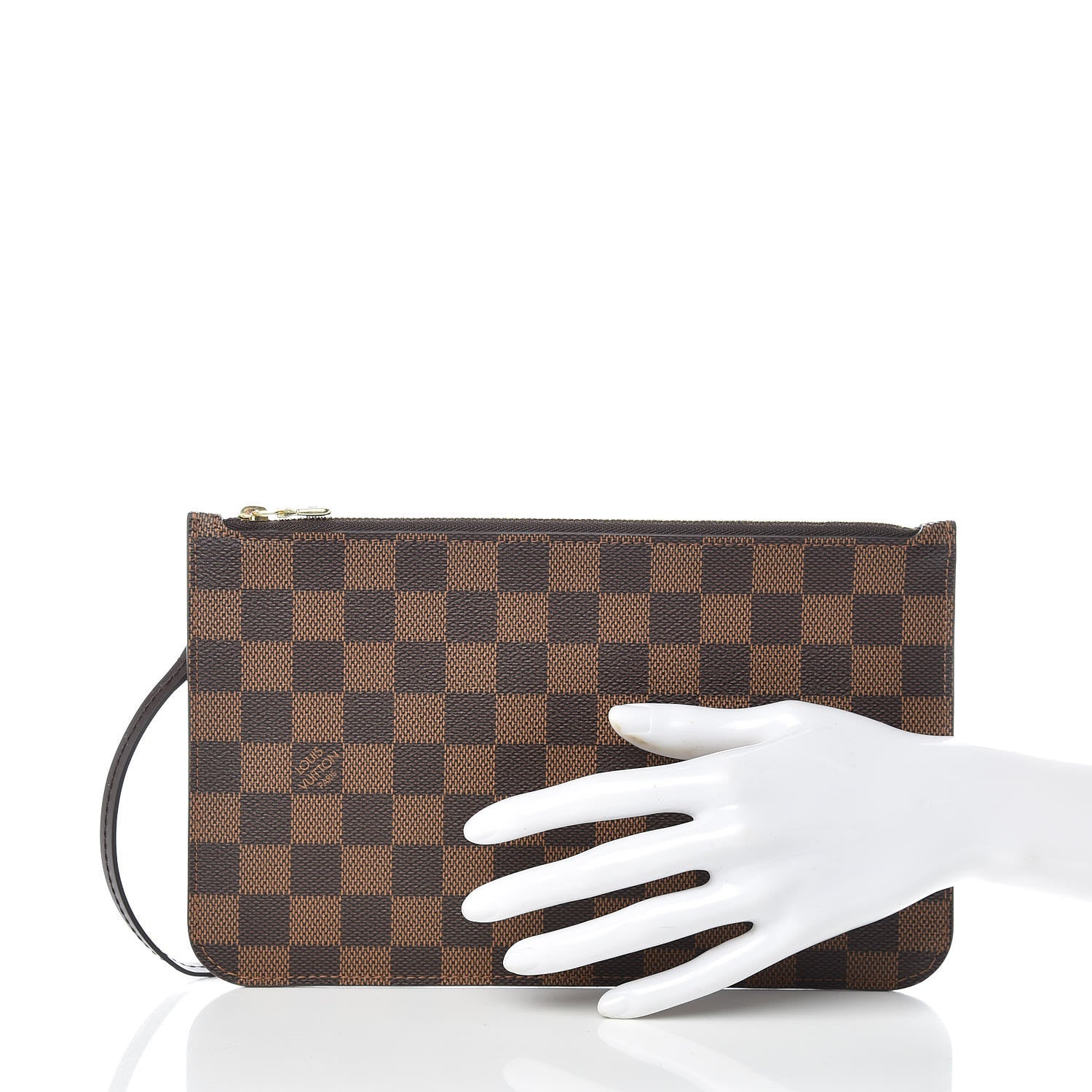 Louis Vuitton Damier Ebene Neverfull MM GM Pochette 2 of 7