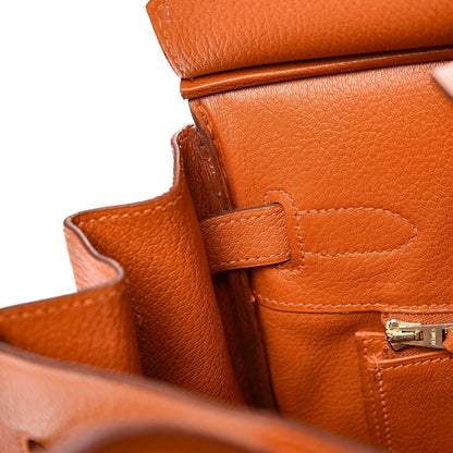 Hermes Chevre de Coromandel Birkin 30 Potiron 21 of 26