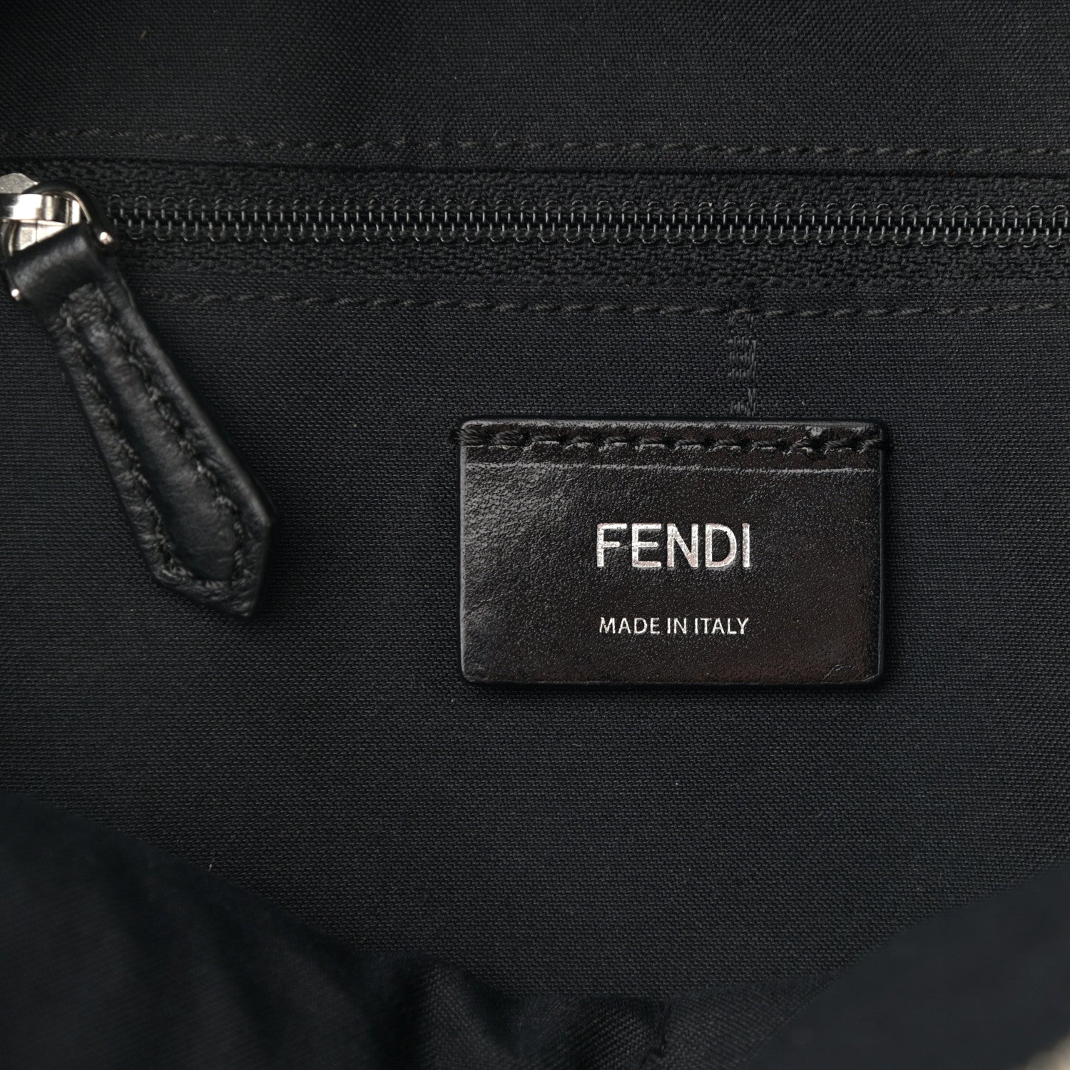 Fendi Nylon Vitello Fox Goat Fur Monster Eyes Mini Backpack Black Multicolor Sky 6 of 10
