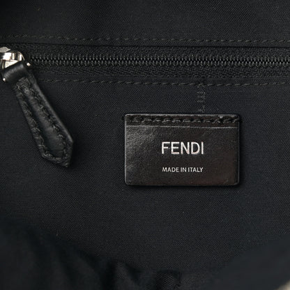 Fendi Nylon Vitello Fox Goat Fur Monster Eyes Mini Backpack Black Multicolor Sky 6 of 10