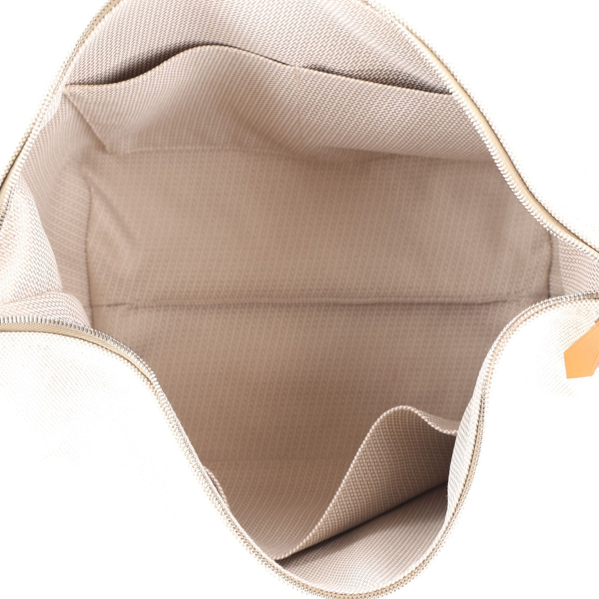Canvas Large Bride-A-Brac Pouch Natural Rouge H