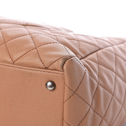 Chanel Caviar Quilted Large Coco Handle Shopping Tote Beige 11 of 16