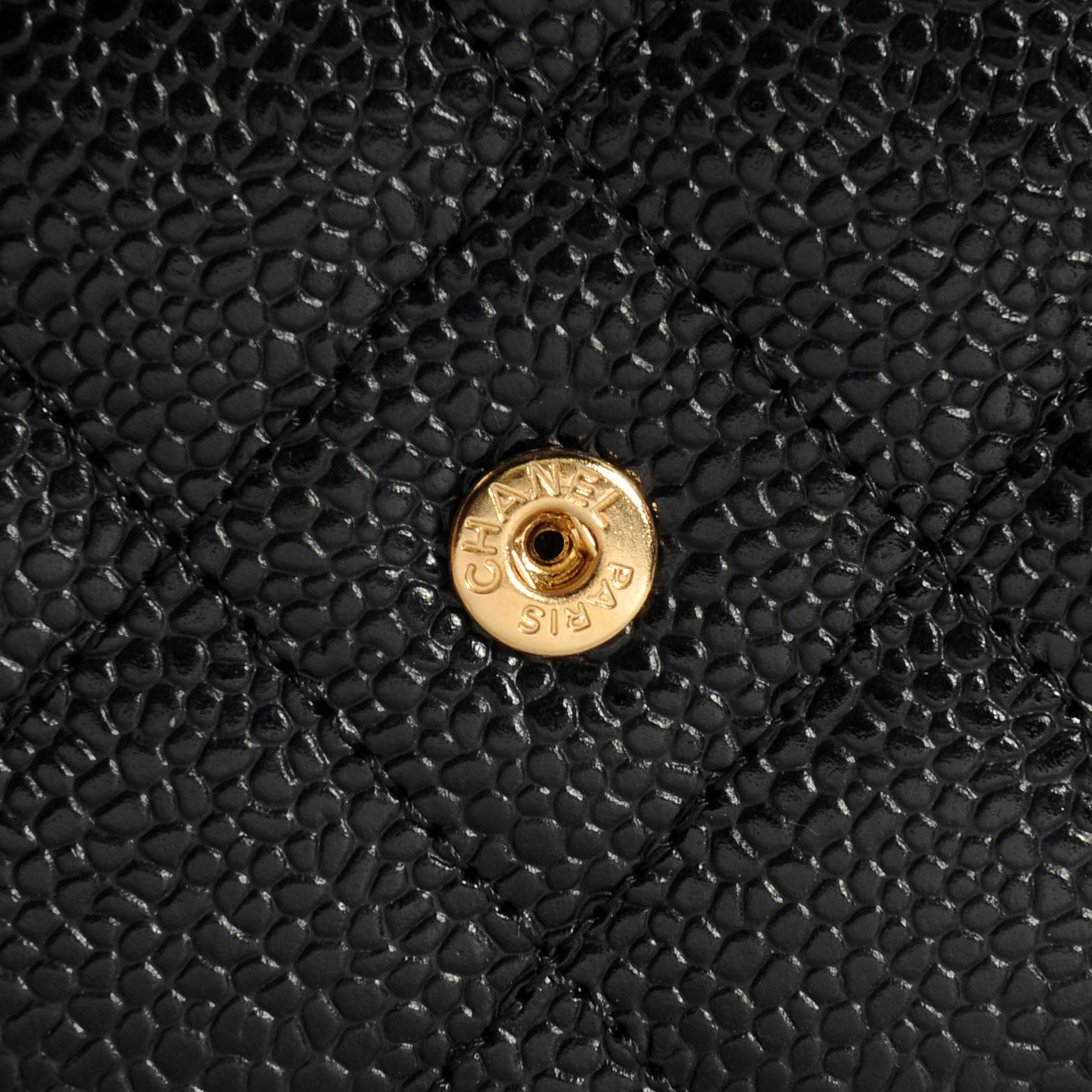 Chanel Caviar Wallet on Chain WOC Black 8 of 8
