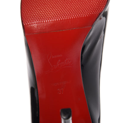 Christian Louboutin Patent Simple 100 Pumps 37 Black 8 of 12