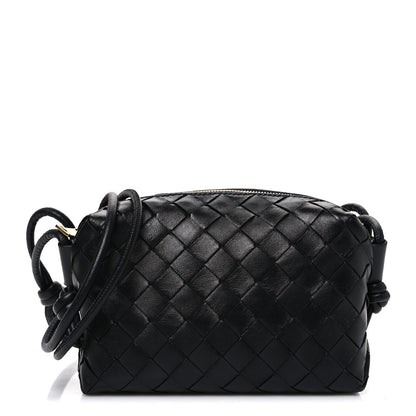 Bottega Veneta Nappa Intrecciato Mini Loop Camera Bag Black 1 of 11