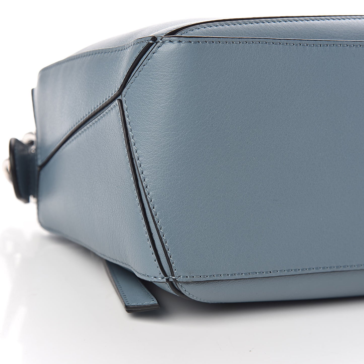 Calfskin Small Puzzle Bag Stone Blue