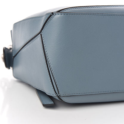 Loewe Calfskin Small Puzzle Bag Stone Blue 8 of 9