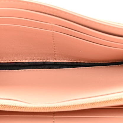 Fendi Nappa Matisse FF Embossed Continental Wallet On Chain Baby Pink 5 of 15