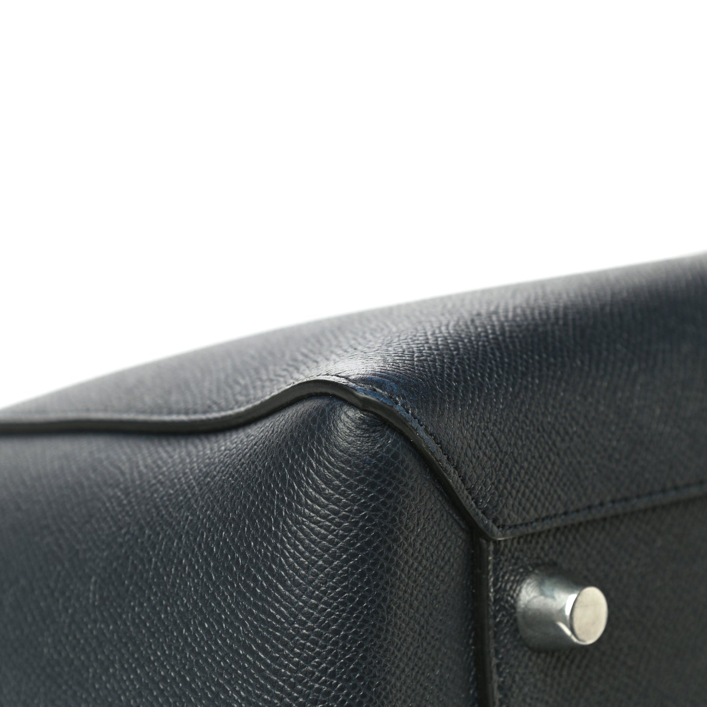 Grained Calfskin Mini Belt Bag Navy