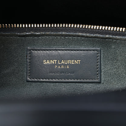 Saint Laurent Calfskin Small Classic Sac De Jour Petrol 5 of 10
