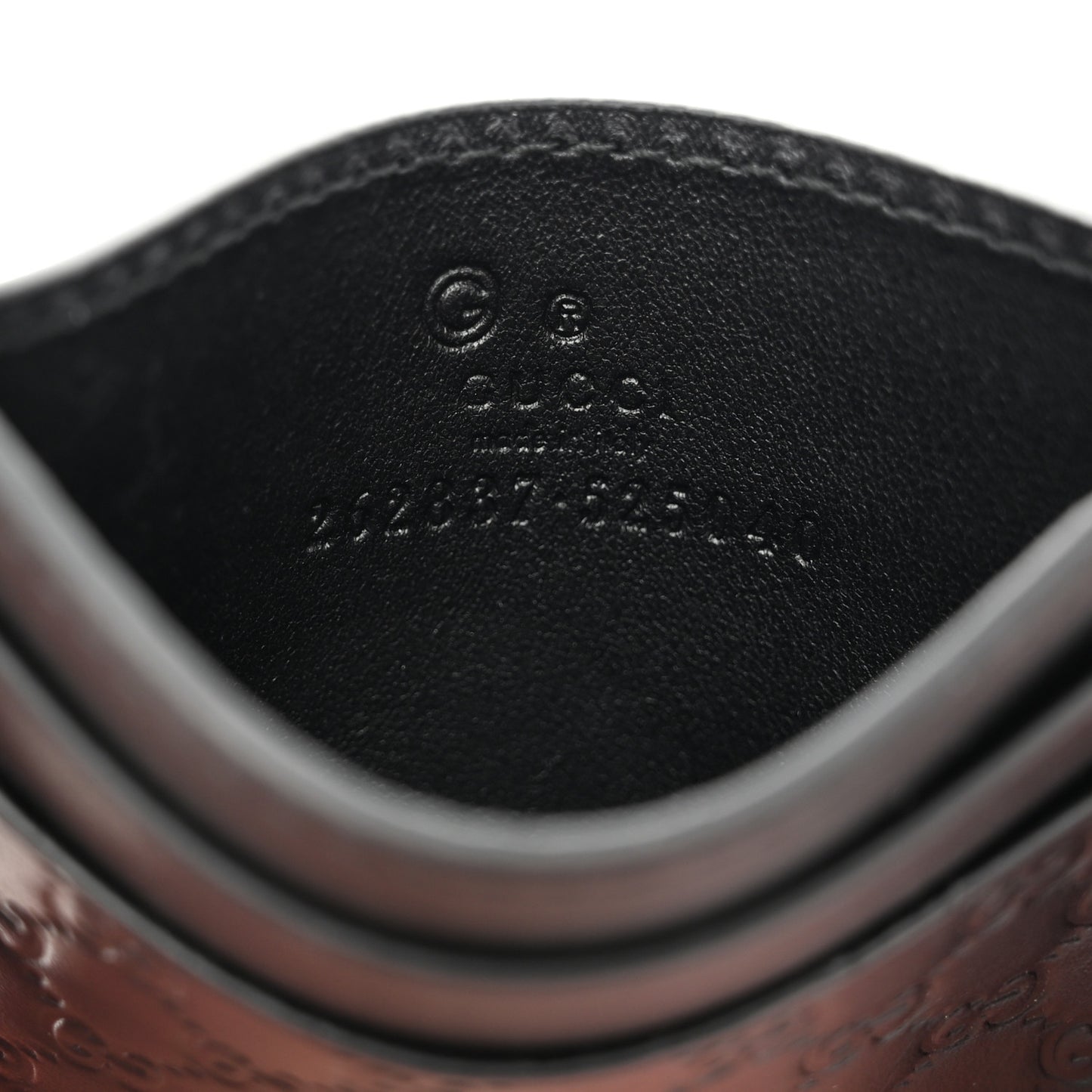 Microguccissima Card Holder Black