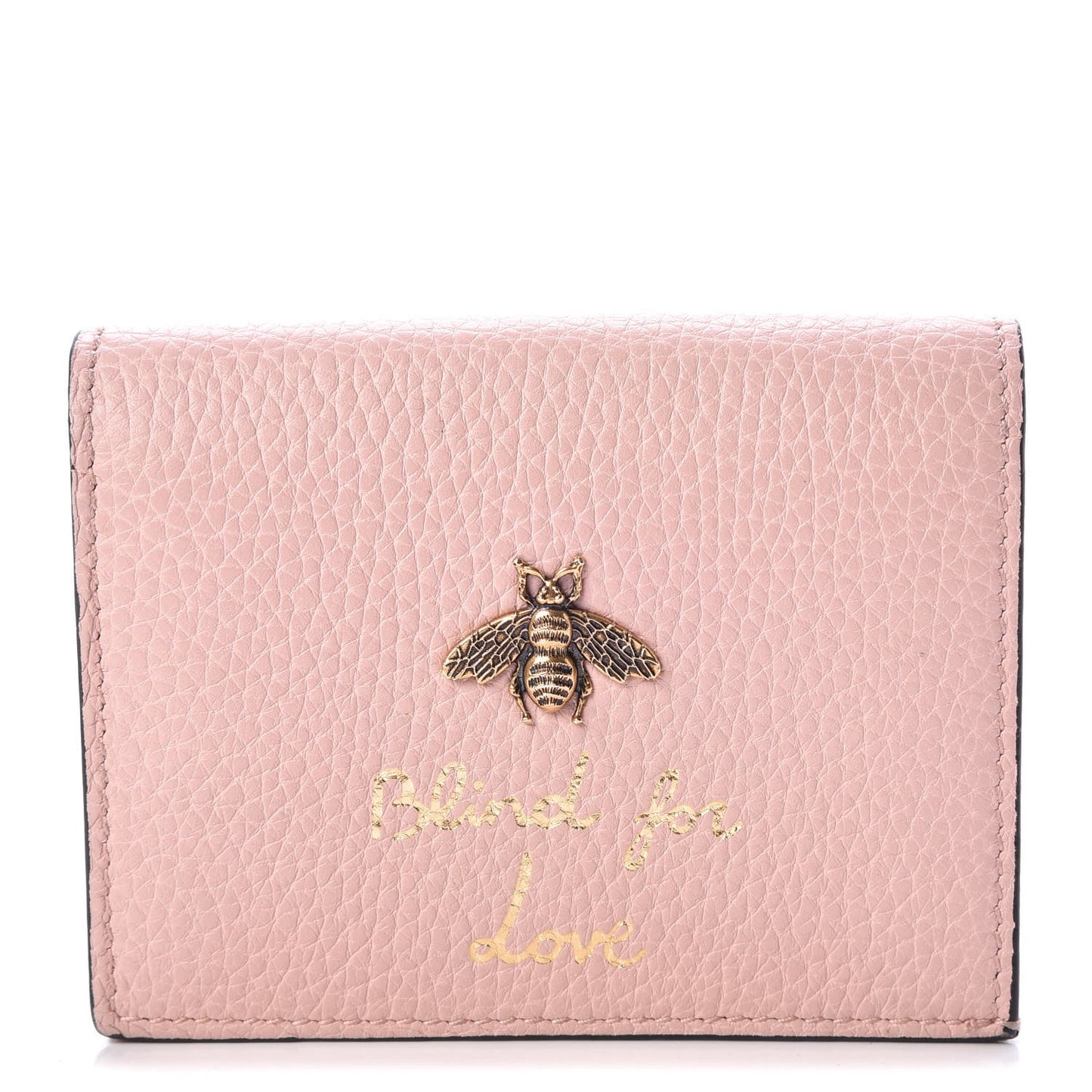 Cellarius Calfskin Blind for Love Animalier Card Case Perfect Pink