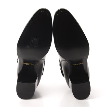 Saint Laurent Smooth Jodhpur Calfskin Blake Ankle Boots 40.5 Black 6 of 10