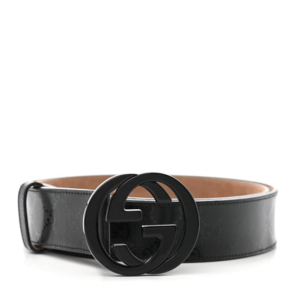 Gucci Imprime Monogram Interlocking G Belt 110 44 Black 1 of 5