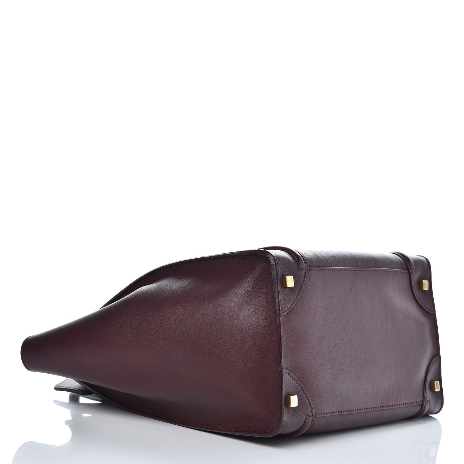 Celine Smooth Calfskin Mini Luggage Burgundy 4 of 11