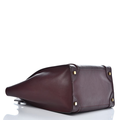 Celine Smooth Calfskin Mini Luggage Burgundy 4 of 11