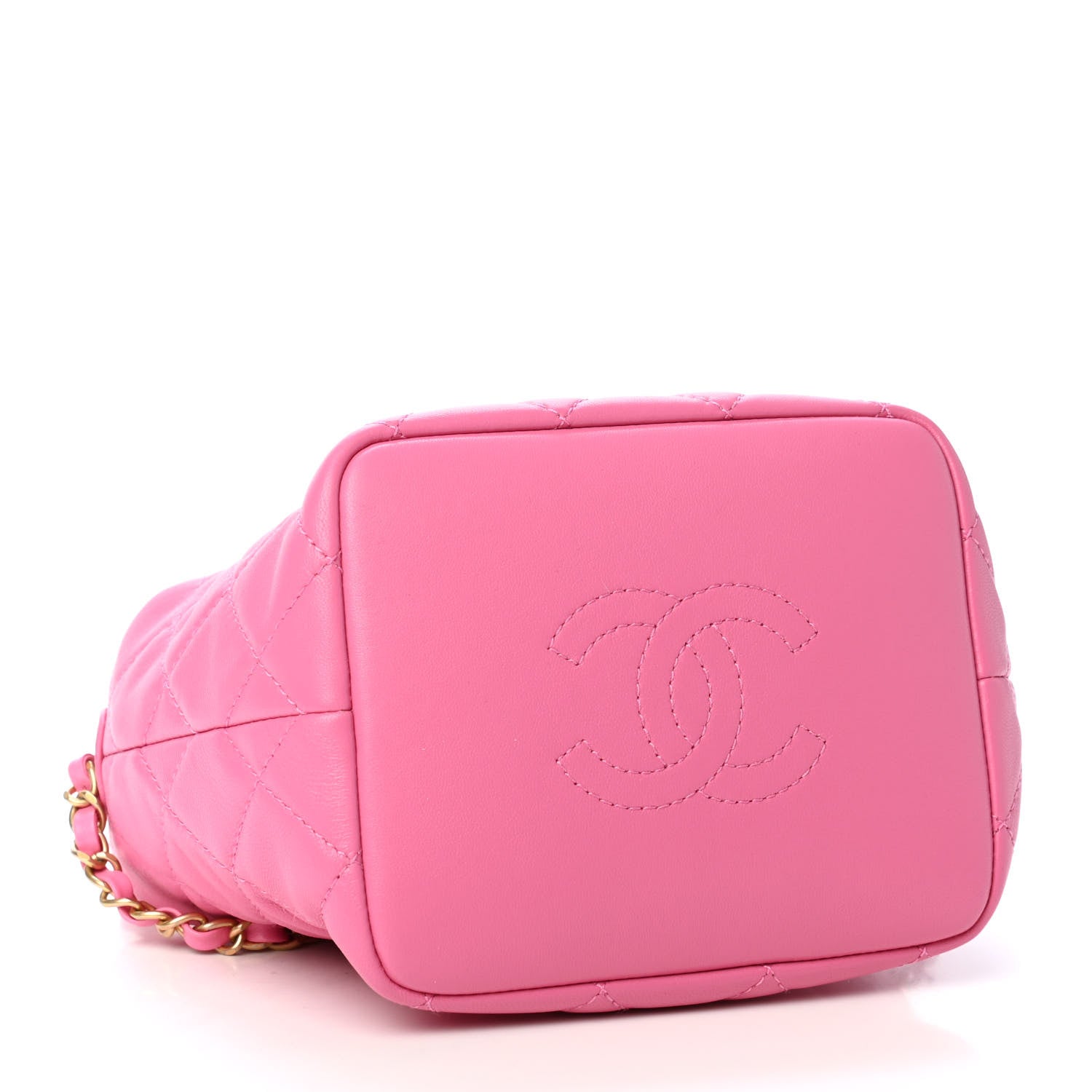 Chanel Lambskin Quilted Small Perfect Meeting Hobo Pink 3 of 4