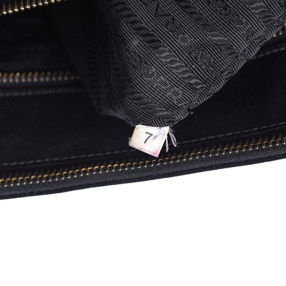 Prada Saffiano Medium Galleria Double Zip Tote Black 7 of 12