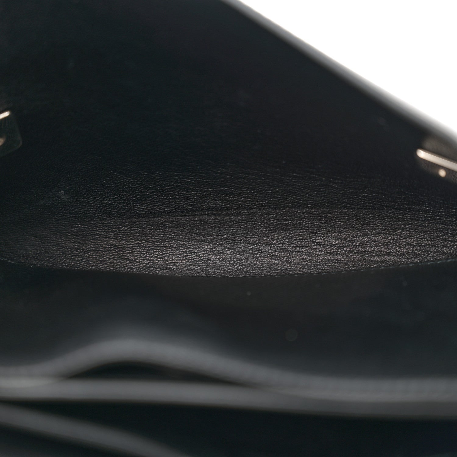 Prada Saffiano Cuir Twist Lock Chain Flap Crossbody Bag Black 5 of 11