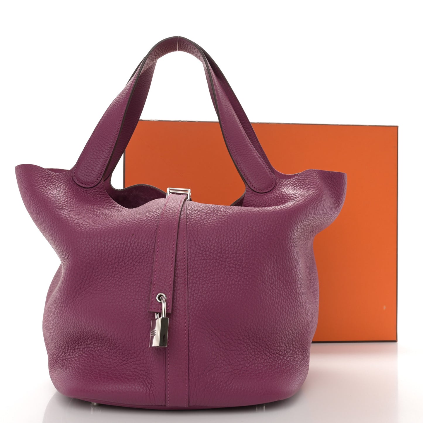 Taurillon Clemence Picotin Lock 26 GM Tosca