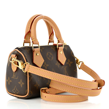 Louis Vuitton Monogram Nano Speedy Bandouliere 3 of 10