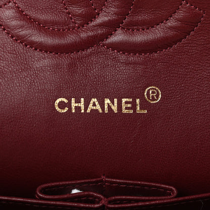 Chanel Lambskin Quilted Medium Double Flap Black 6 of 10