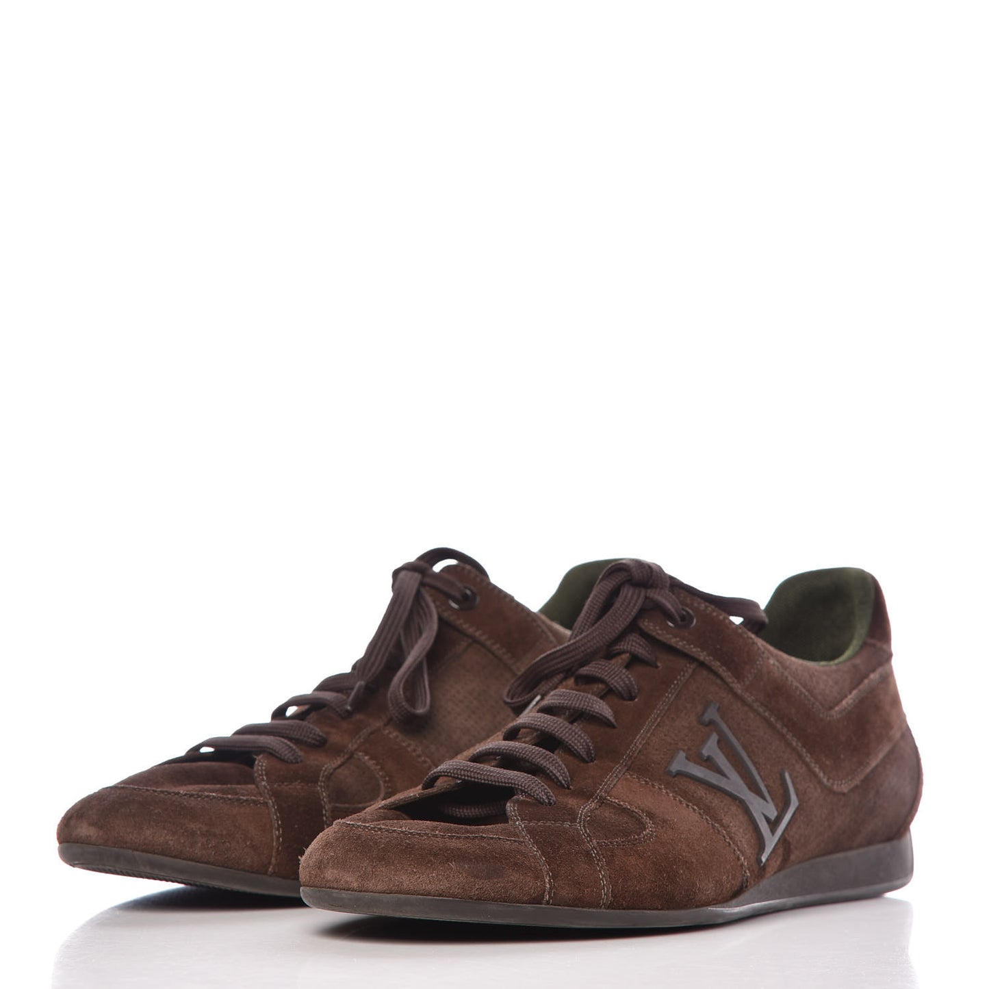 Suede Perforated Vibes Sneaker 9.5 Brown