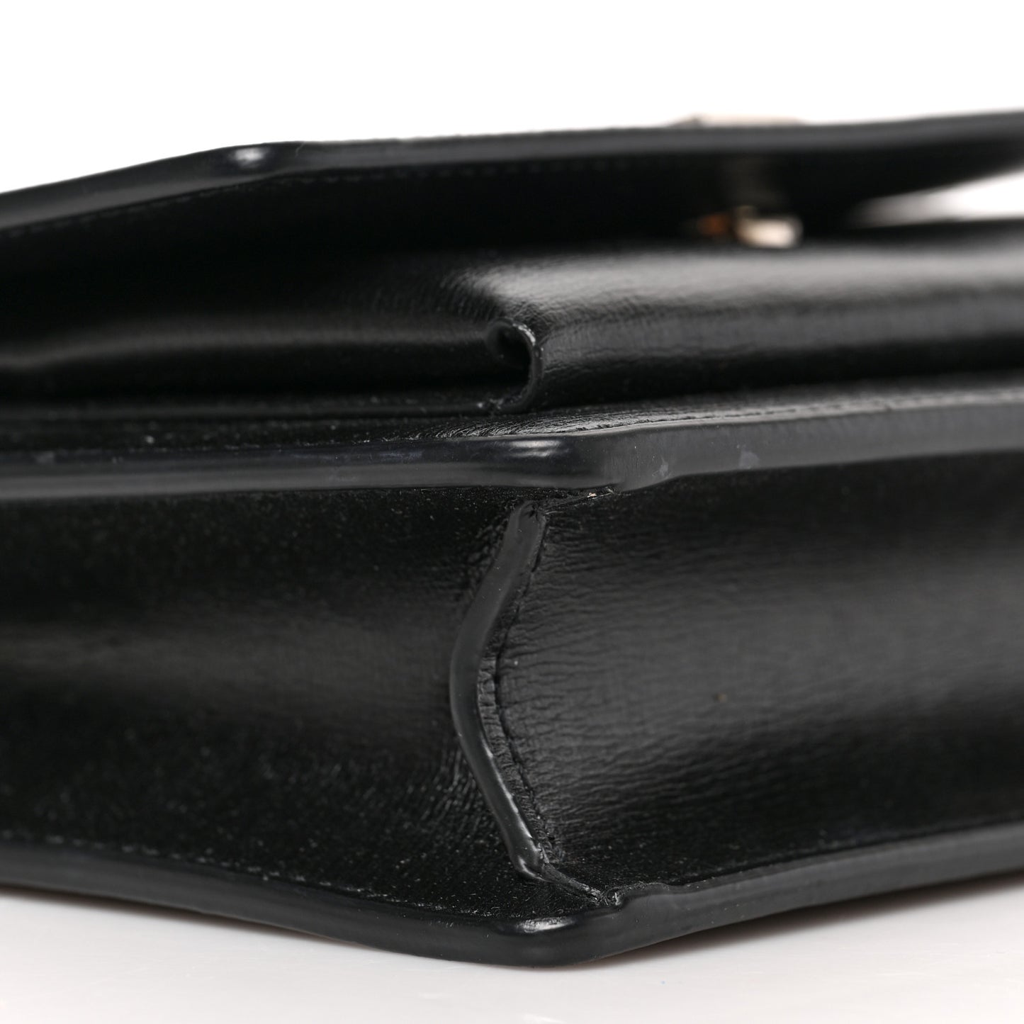 Calfskin Monogram Sunset Chain Wallet Black