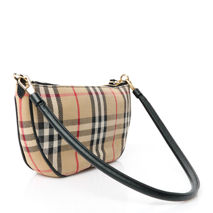 Burberry Vintage Check Calfskin Olympia Slim Pouch Archive Beige 3 of 10