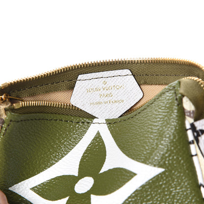 Louis Vuitton Monogram Giant Micro Pochette Accessories Kaki White 7 of 10