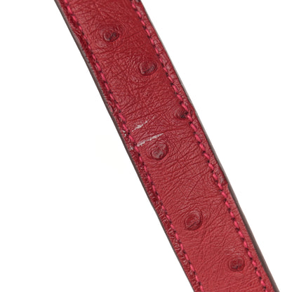 Hermes Ostrich Constance 24 Rouge Vif 11 of 11