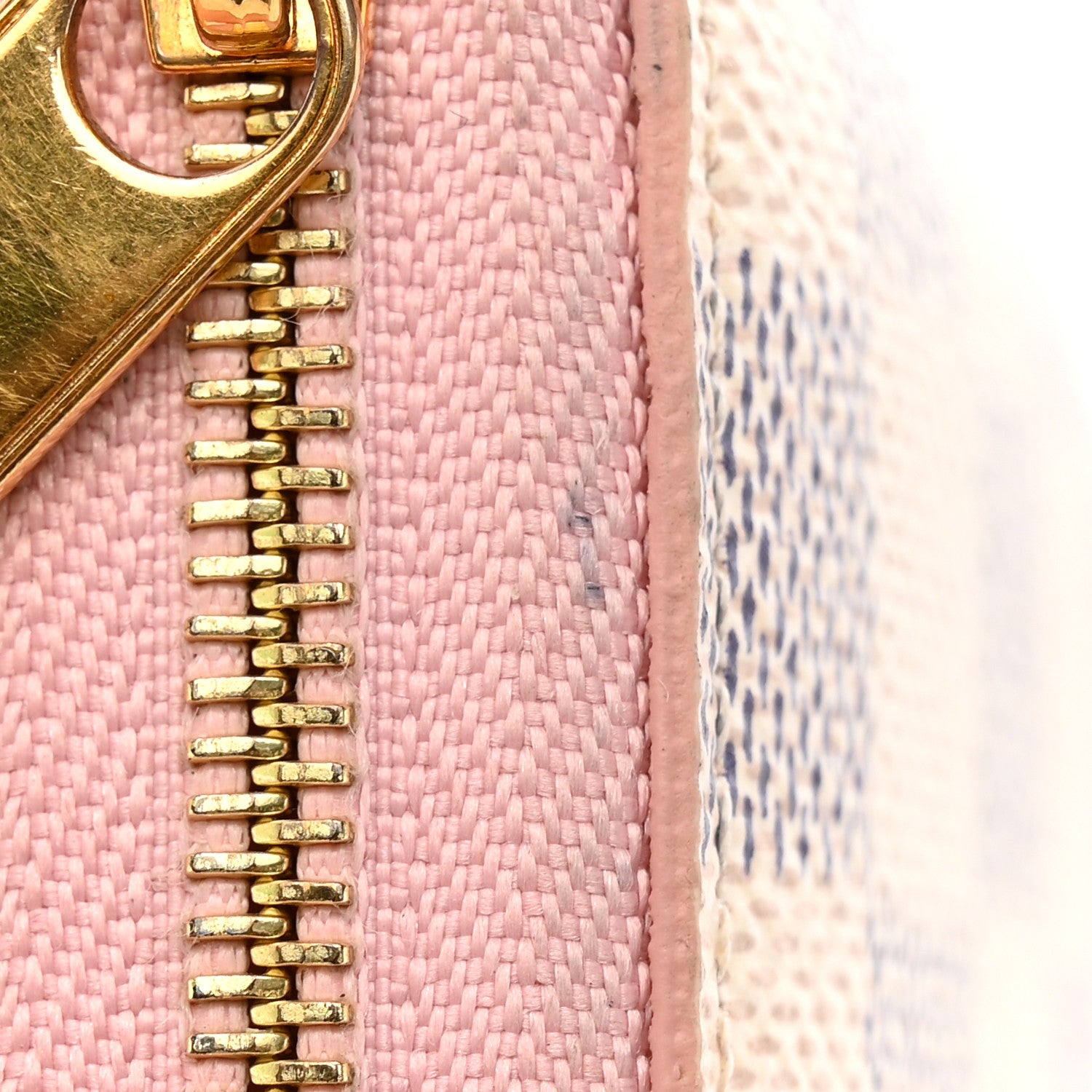 Louis Vuitton Damier Azur Zippy Coin Purse Rose Ballerine 10 of 12