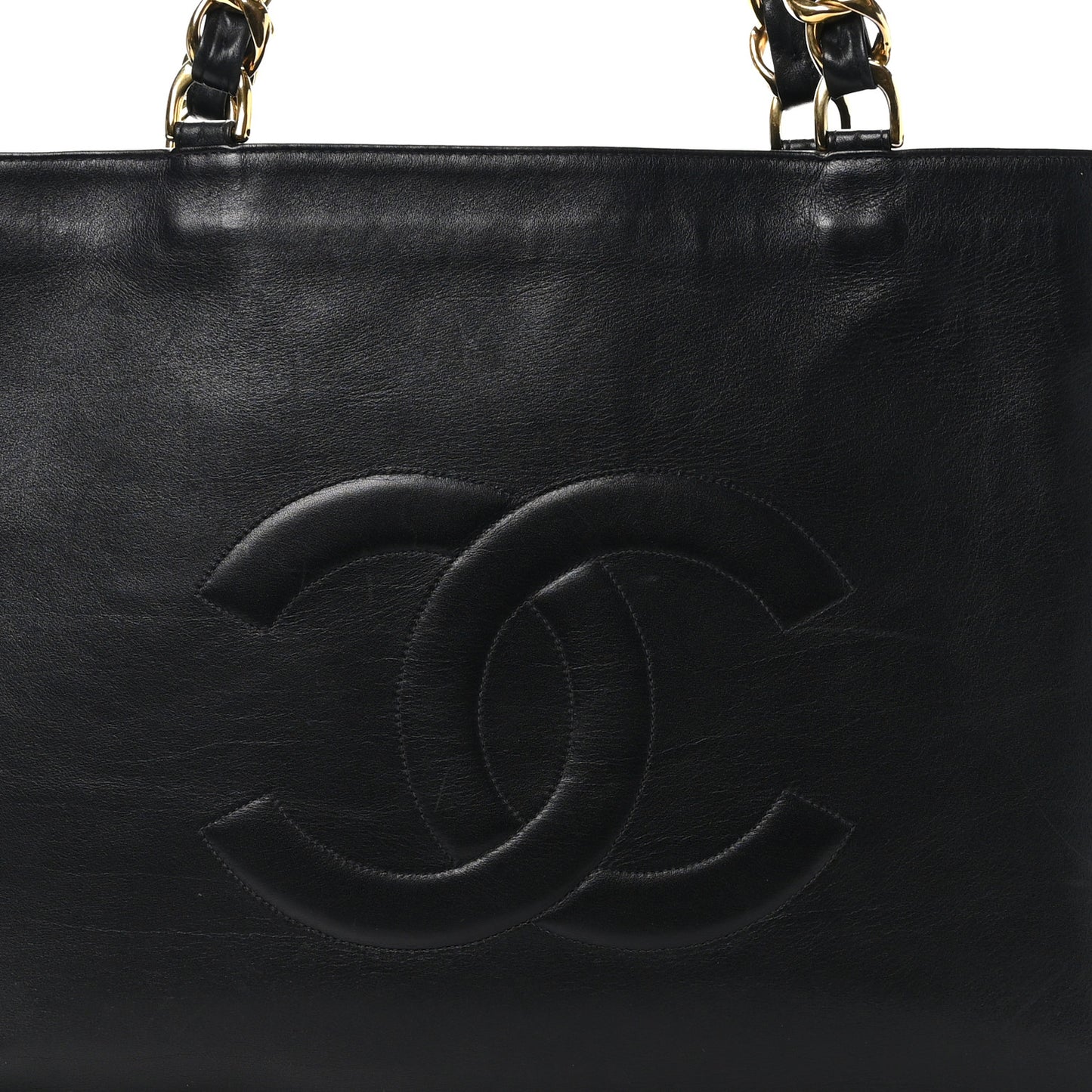 Lambskin CC Tote Black