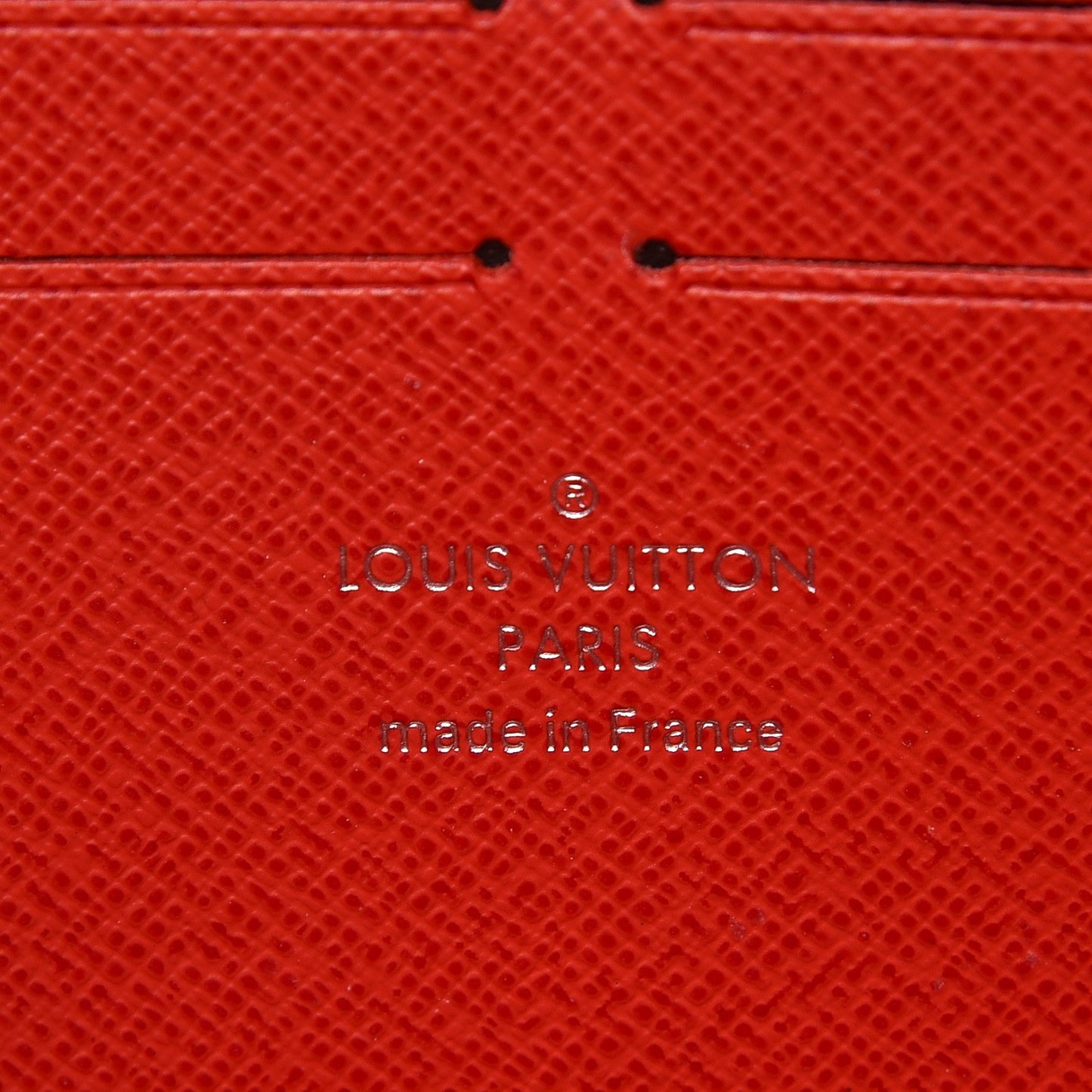 Epi Zippy Wallet Coquelicot