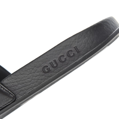 Gucci Nappa Original Gucci Mens Slide Sandals 8 Black 6 of 8