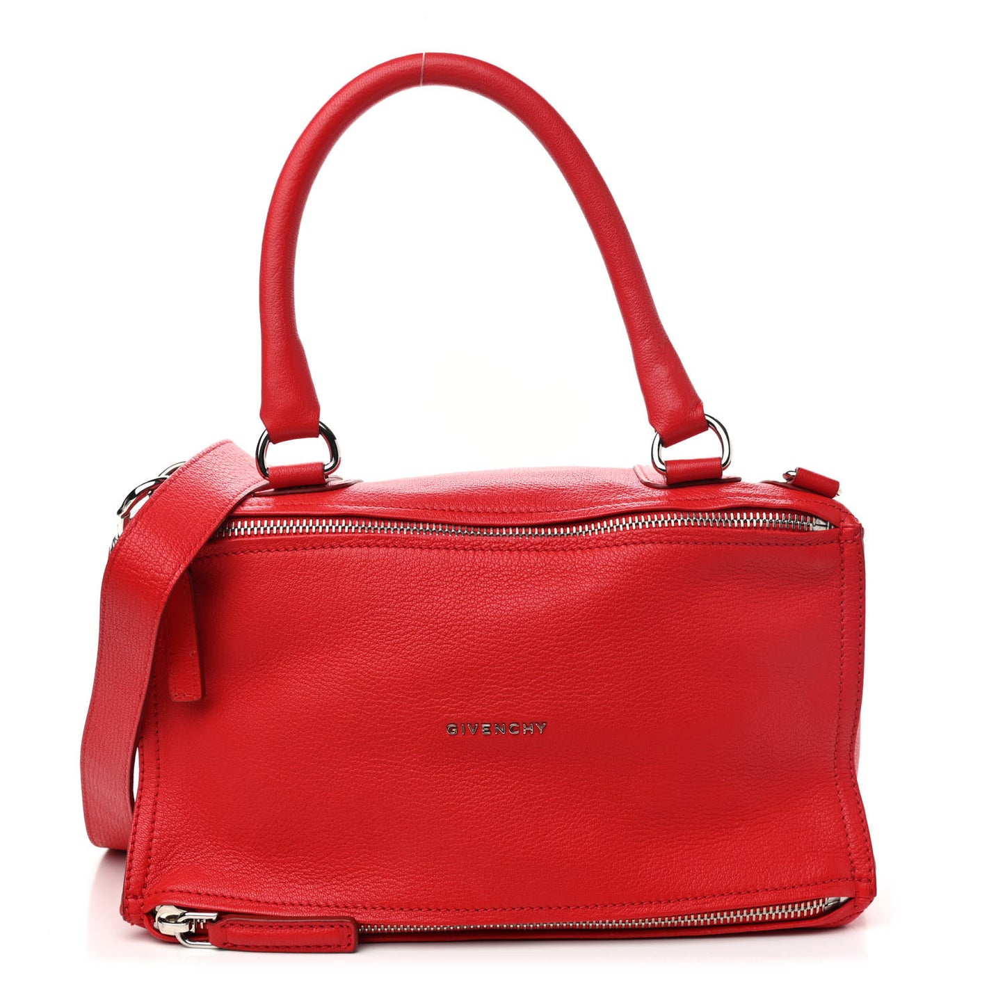 Sugar Goatskin Small Pandora Red