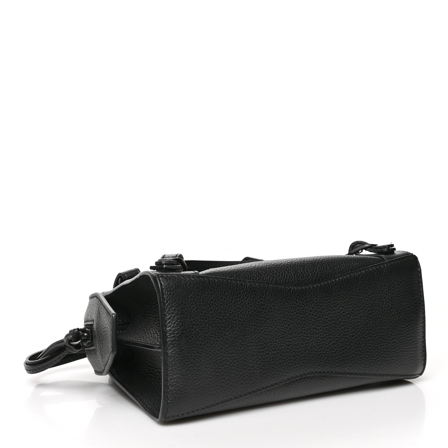 Grained Calfskin Neo Classic Black Hardware Mini City Black